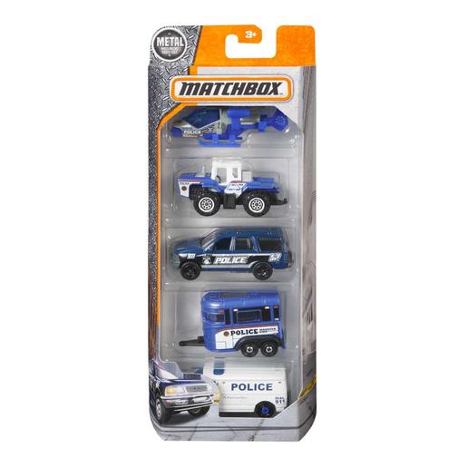 Matchbox - Pack 5 vehículos (varios modelos)