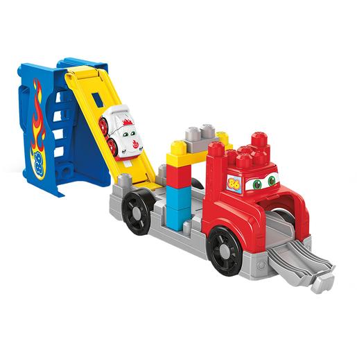 Mega Bloks - Camión de Carreras y Construcción