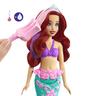 Disney - Muñeca sirena princesa cambia de color, pelo y cola