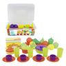 Caja con menaje, frutas y verduras - 31 piezas