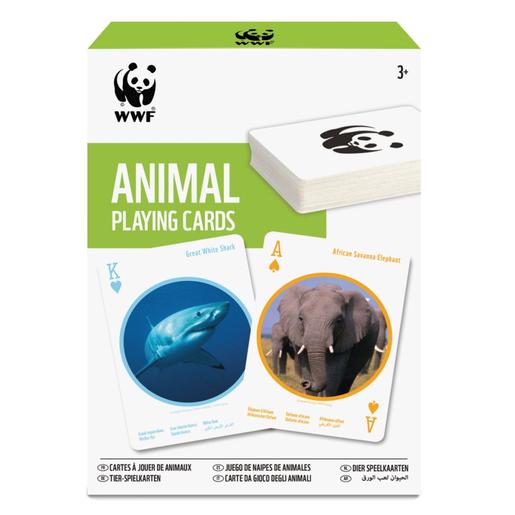 WWF - Cartas de animales - Baraja de 52 cartas