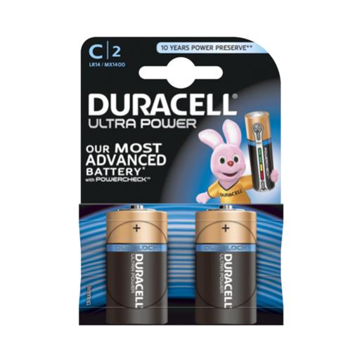 Duracell - Pack 2 Pilas C Ultra Power