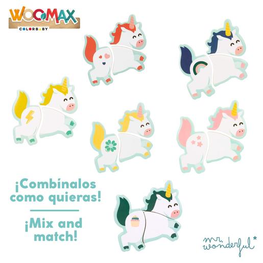 Woomax - Puzzle de madera unicornio - Mr Wonderful