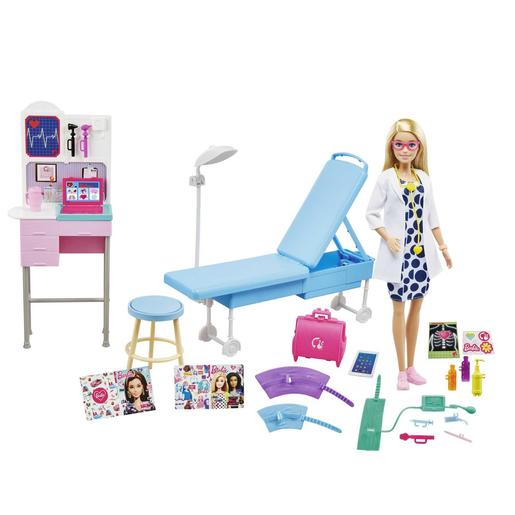 Barbie - Tú Puedes ser Doctora, Set de Juego con Accesorios médicos ㅤ