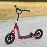 Homcom - Patinete Scooter Ajustable 2 ruedas Rojo