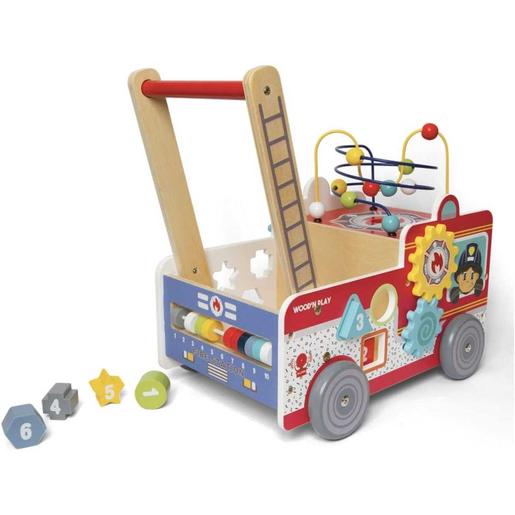 Play - Camión multiactividad de juguete en madera para niños