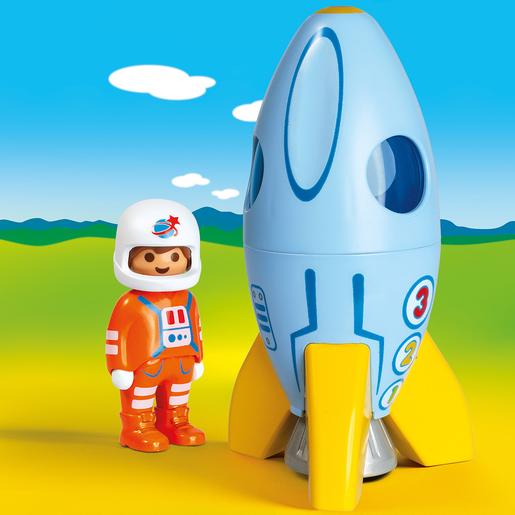 Playmobil 123 - Astronauta con cohete - 70186