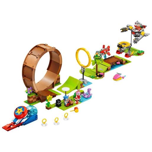 LEGO - Sonic the Hedgehog - Set de construcción: Desafío del Looping de Green Hill Zone Sonic 76994