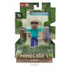 Mattel - Colección de figuras de acción Minecraft con diseño pixelado ㅤ