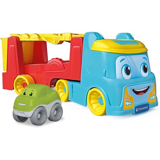 Clementoni - Camión juguete transportador de coches ㅤ