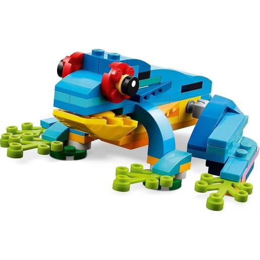 LEGO - Loro exótico, pez y rana: construcción y juego creativo 3 en 1  31136