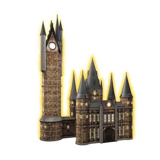Ravensburger - Harry Potter - Puzzle 3D Torre de Astronomía del castillo de Hogwarts - Edición Nocturna con 540 piezas ㅤ