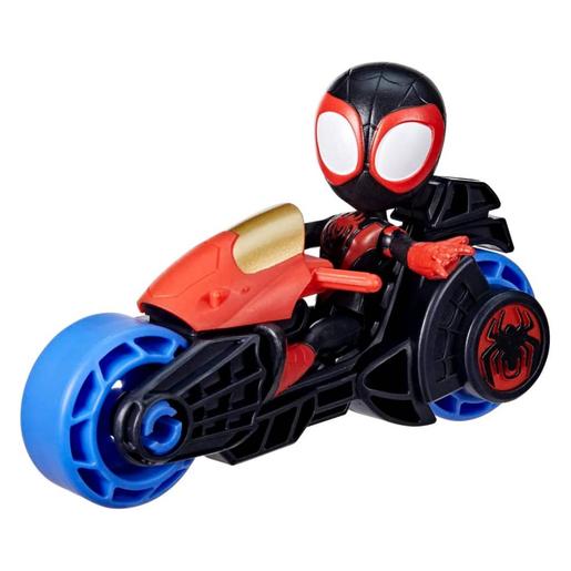 Spidey y su Superequipo - Miles - Figura y su vehículo