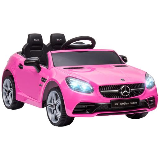Homcom - Coche eléctrico Mercedes rosa