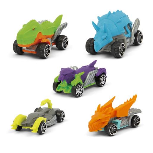 Caja de 5 coches Monster Machines ㅤ