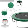 Homcom - Cubierta de protección para cama elástica Ø 305 cm verde