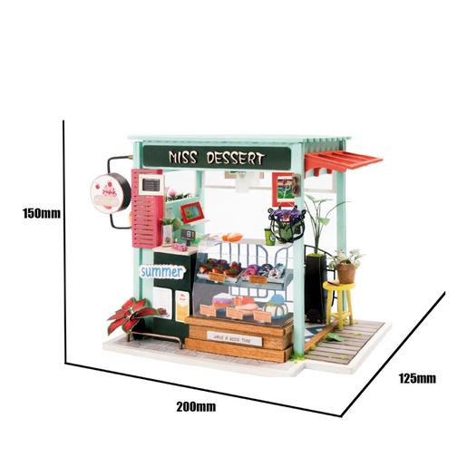 Tienda de helados - Maqueta de madera en 3D