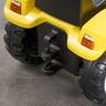 Homcom - Tractor excavadora a pedales amarillo