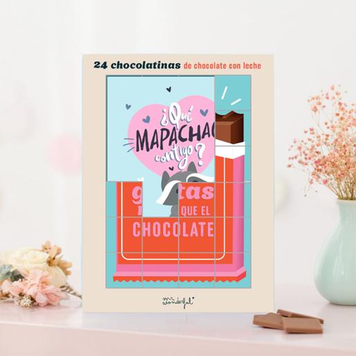 24 chocolatinas con mensaje