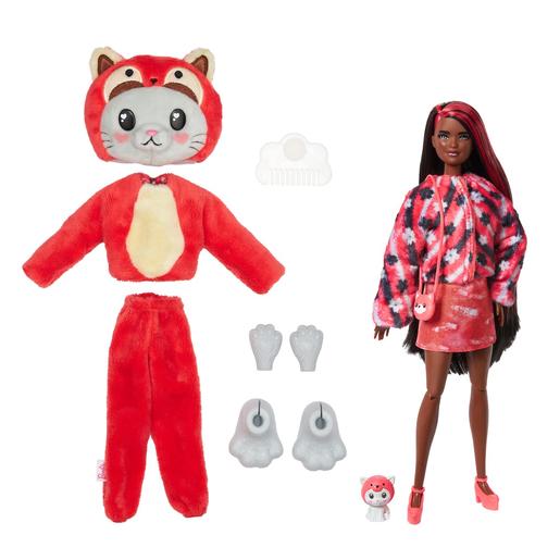 Barbie - Panda - Boneca surpresa com acessórios de moda e animal de estimação (Vários modelos) ㅤ