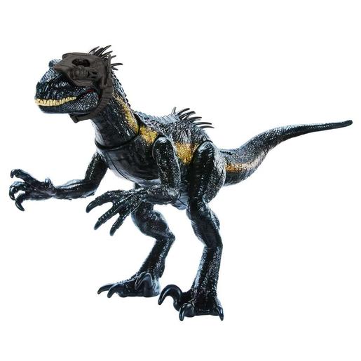 Jurassic World - Figura de dinosaurio Jurassic World Indoraptor con equipo de ataque y seguimiento ㅤ
