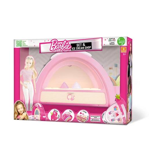 Barbie - Estuche heladería de maquillaje de Barbie