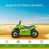Homcom - Quad Eléctrico Batería 6V Verde