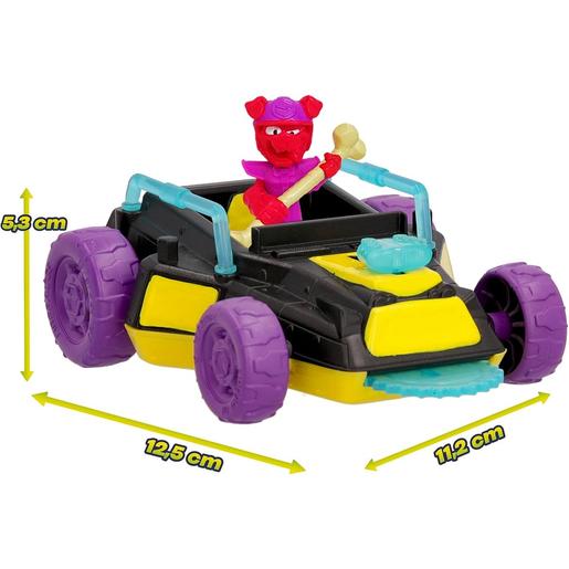 IMC Toys - Vehiculo con funciones y figura incluida Dark Blade ㅤ