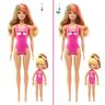 Barbie - Muñeca Barbie y Chelsea Color Reveal fiesta de pijamas (varios modelos)
