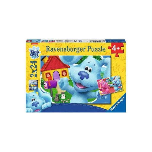 Ravensburger - Pistas de Blue y Tú - Puzzle 2x24 piezas
