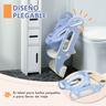 Homcom - Adaptador WC plegable Azul y Blanco