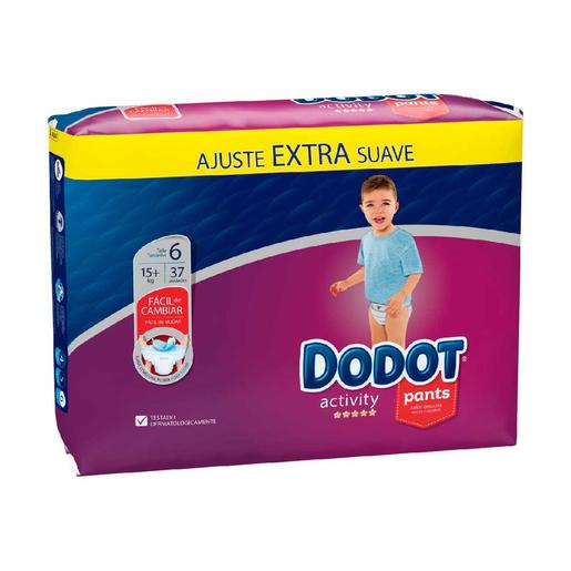 Dodot - Pañales Pants Activity Extra T6 (+15 kg) 37 Unidades