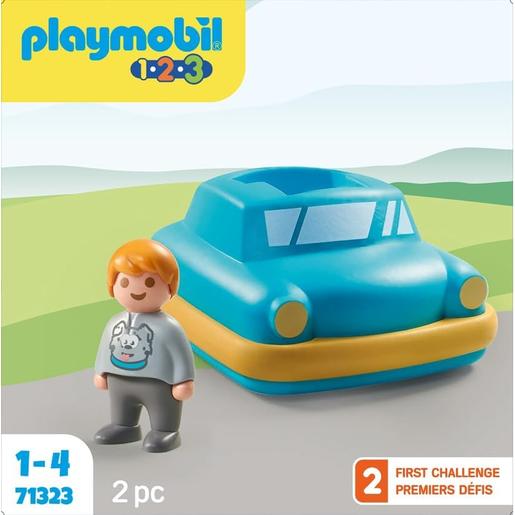 Playmobil - Coche de juguete interactivo con motor de volante para descubrir funciones básicas ㅤ