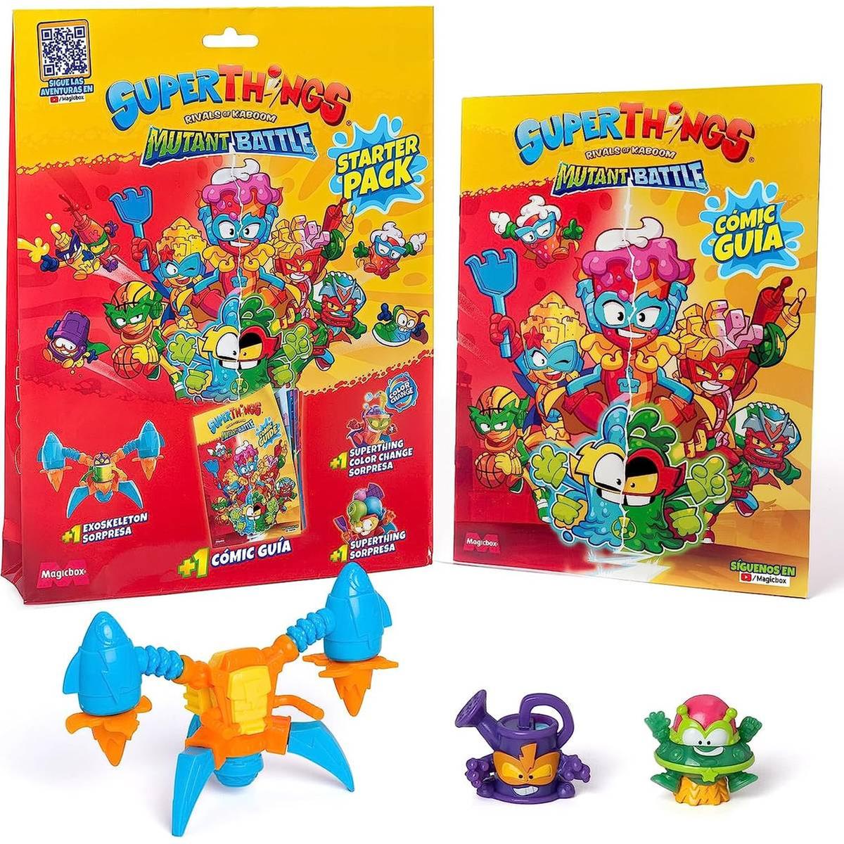 Pack 6 Figuras Mutantes Superthings Color Surtido