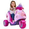 Feber - Moto infantil eléctrica rosa de 3 ruedas - Scooty Little Princess