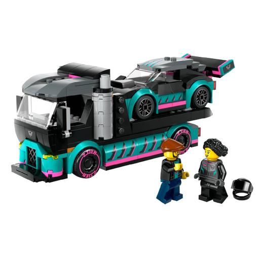 LEGO City - Coche de carreras y camión de transporte - 60406