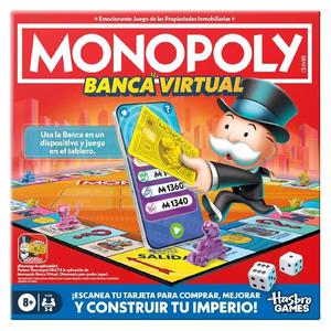Hasbro Juego Monopoly App Banca Virtual (plastilina G1424105)
