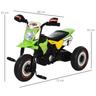 Homcom - Triciclo Moto de Montaña Infantil Verde HomCom