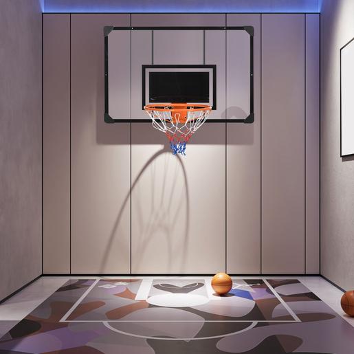 Homcom - Canasta de baloncesto con red