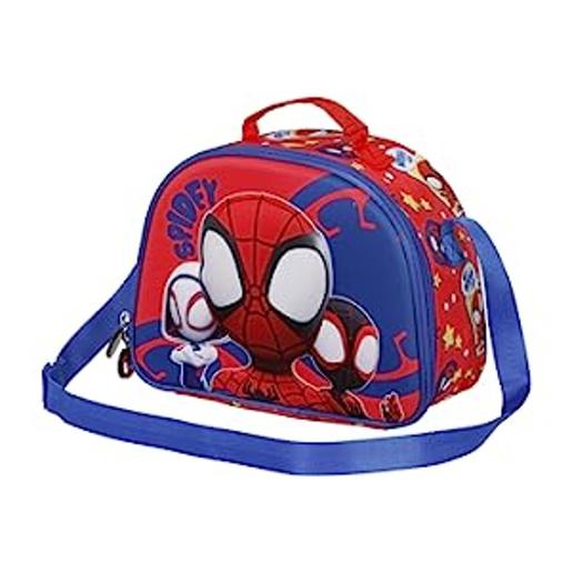 Marvel - Bolsa portamerienda 3D Spiderman Gang estilo Marvel ㅤ