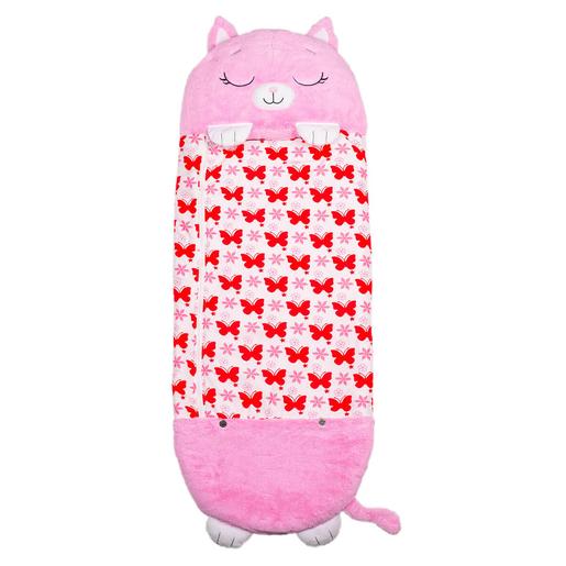 Dormi Locos - Peluche gato rosa pequeño