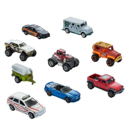 Matchbox - Pack 9 vehículos (varios modelos)