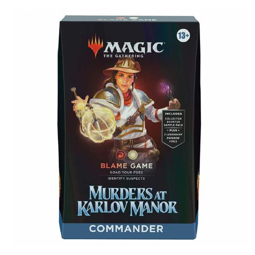 Magic the Gathering - Baraja de cartas Murders at Karlov Manor: Commander (inglés) (varios modelos)