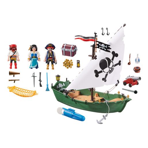 Playmobil - Barco pirata con motor submarino (70151)