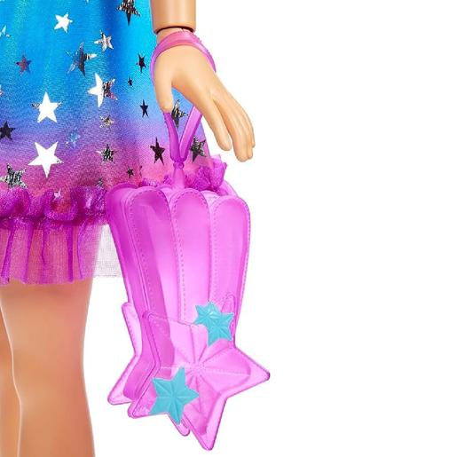 Barbie - Muñeca de 71 cm con vestido arcoíris