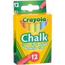 Crayola - Tizas de colores multicolor, paquete de 12 unidades