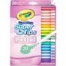 Crayola - Rotuladores Super Tips Lavables Colores Pastel, Pack de 20 ㅤ