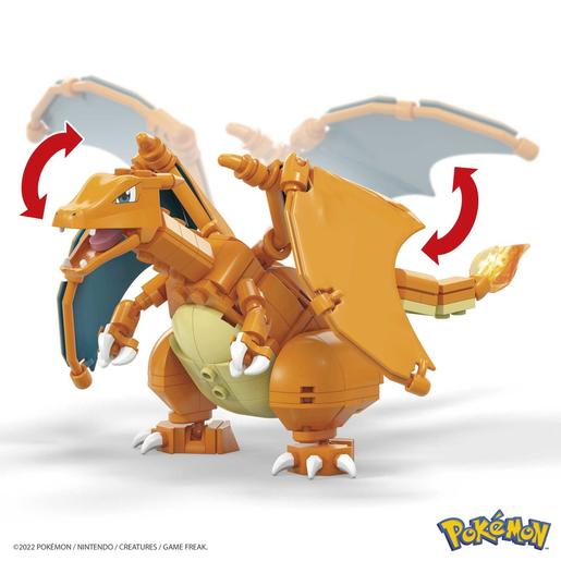 Mega Bloks - Pokemon - Figura Pokémon Charizard de bloques de construcción Mega Construx ㅤ