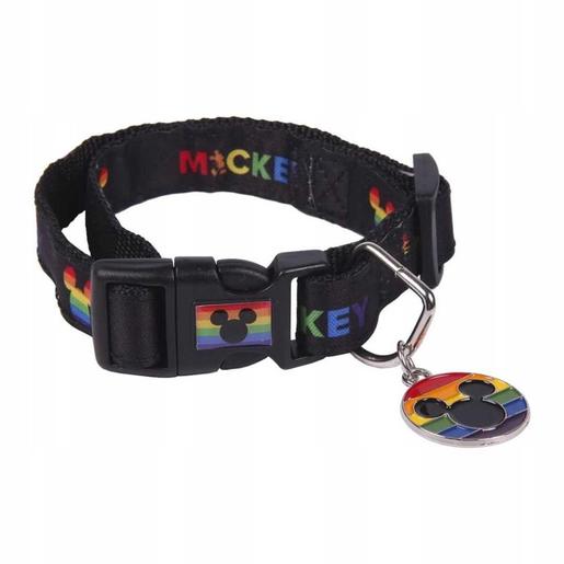 Mickey Mouse - Collar para perro multicolor con diseño de Mickey Mouse