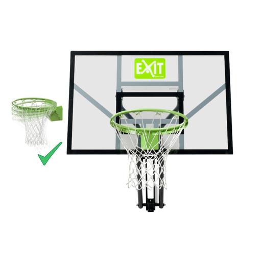 Exit - Tablero de baloncesto Galaxy transparente para pared con aro para mates
